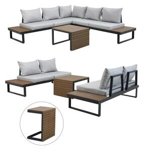 TP Living Záhradná zostava MARBELLA II sivá