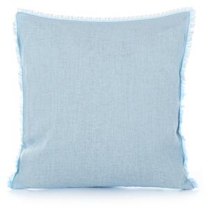 Tom Linen Povlak na vankúš s strapcami Light Blue 50x50