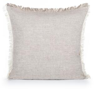 Tom Linen Povlak na vankúš s strapcami Melange Natural 50x50