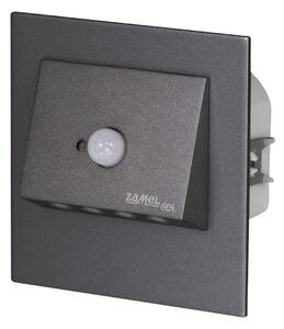 Zamel 11-216-37 svietidlo LED so senzorom pod omietku LEDIX NAVI 14V DC, grafit, neutrálna biela, IP20