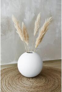 Kvetináč GLOBO, sklolaminát, Ø 40 cm, biela