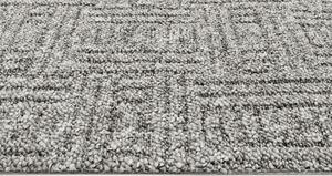 Breno Metrážny koberec SPARTA 5621, šíře role 400 cm, sivá, viacfarebná