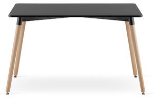 Dekorstudio Jedálenský stôl 120x80cm - čierny