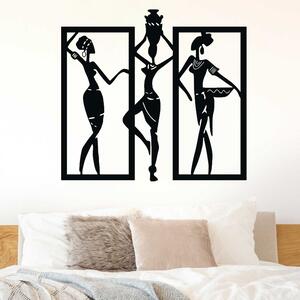 Drevená dekorácia na stenu - African Women