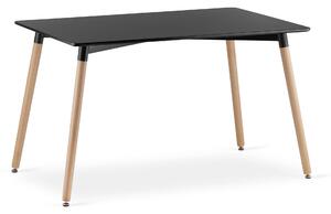 Stôl ADRIA 120cm x 80cm čierny