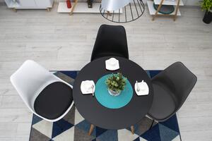 PreHouse TODI Okrúhly stôl 80cm - čierny