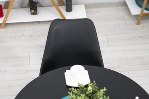 Dekorstudio Okrúhly jedálenský stôl 80cm - čierny