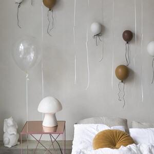 Dekorácia na stenu keramický balónik ByON - bordový