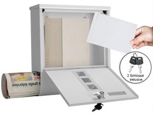 Poštová schránka 30,5x8,5x33,5 cm - biela