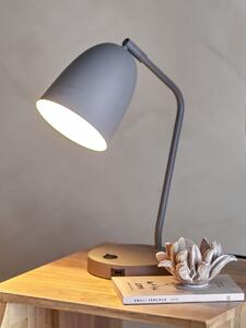 Stolná LED lampa Lemar Grey Metal