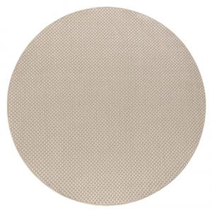 Šnúrkový koberec TIMO 6272 kruh béžový