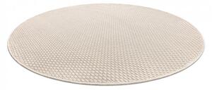 Šnúrkový koberec TIMO 6272 kruh béžový