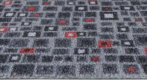 Breno Metrážny koberec MORGAN 99, šíře role 400 cm, červená, viacfarebná