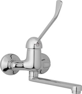 JB Sanitary Nástenná drezová a umývadlová batéria SLIM, rozteč 100 mm, s lekárskou pákou A20 30 00