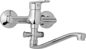 JB Sanitary Nástenná umývadlová a sprchová batéria FINERY, rozteč 150 mm, bez príslušenstva, ramienko 250 mm F10 36 20