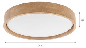Brilagi - LED stropné svietidlo MANAROLA PLAIN LED/24W/230V 3000K priemer 41 cm dub
