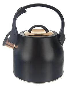 Kanvica na čaj s píšťalkou, 3 l, čierna/rose gold ORION 113520