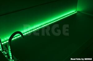 ECOLIGHT LED pásik KOMPLET - SMD 2835 - 5m - 300/5m - 4,8 W/m - zelený + konektor a zdroj