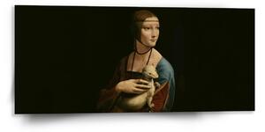 Sablio Obraz Dáma s hranostajom - Leonardo da Vinci - 110x50 cm