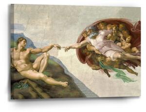 Sablio Obraz Stvorenie Adama - Michelangelo Buonarroti - 90x60 cm