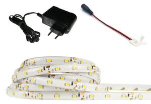 ECOLIGHT LED pásik - SMD 2835 - 1m - 60LED/m - 4,8W/m - IP20 - teplá biela