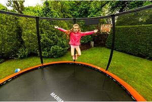 Premium Trampolína ø 244 cm + vnútorná ochranná sieť + schodíky MARIMEX 19000103