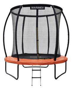 Premium Trampolína ø 244 cm + vnútorná ochranná sieť + schodíky MARIMEX 19000103
