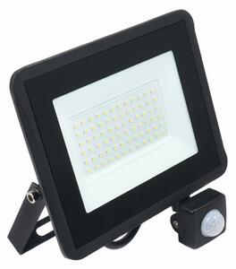 BERGE LED reflektor IVO so snímačom PIR - 50W - IP65 - 4250Lm - teplá biela - 3000K