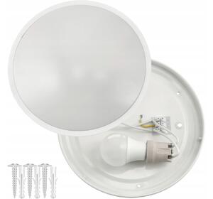 ECOLIGHT Okrúhle LED stropné svietidlo - 2xE27 - biele