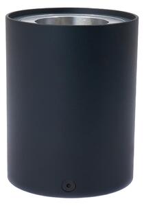 BERGE Podhľadové bodové svietidlo OS200-CPA nevýklopné - kruhové - čierno strieborná + pätica GU10