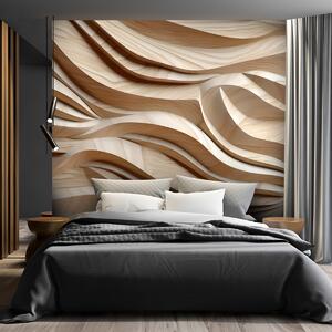 Fototapeta Abstraktné drevené vlny Materiál: Vliesová, Rozmery: 200 x 140 cm