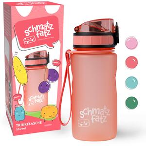 Klarstein schmatzfatz, fľaša na pitie, športová fľaša, 350 ml, 18 cm, tritan