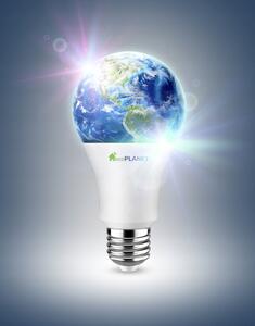 6x LED žiarovka ecoPLANET - E27 - A60 - 15W - 1500Lm - studená biela