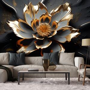 Fototapeta Krásny čiernozlatý kvet Materiál: Vliesová, Rozmery: 200 x 140 cm
