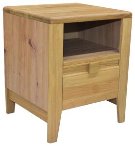 NOČNÝ STOLÍK, divoký dub, dub artisan, divoký dub, 45/54/42,7 cm Linea Natura - Spálňové sety