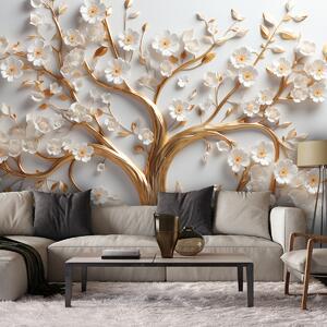 Fototapeta Nádherný zlatý strom Materiál: Vliesová, Rozmery: 200 x 140 cm