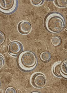 Breno Metrážny koberec DROPS 33, šíře role 500 cm, hnedá, viacfarebná
