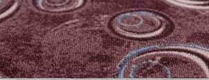 Breno Metrážny koberec DROPS 84, šíře role 400 cm, červená, viacfarebná