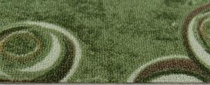 Breno Metrážny koberec DROPS 24, šíře role 400 cm, zelená, viacfarebná
