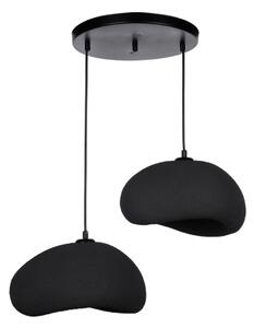 Brilagi - Závesné svietidlo na lanku WABI SABI 2xE27/40W/230V pr. 60 cm čierne