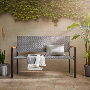 ZÁHRADNÁ LAVICA, akácia, drevo, kov, plast Ambia Garden - Záhradné lavičky, Online Only