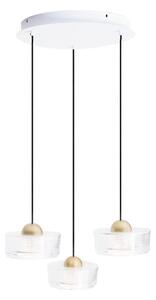 MAXLIGHT P0543 - LED Luster na lanku LIPARI LED/22W/230V pr. 35 cm číra