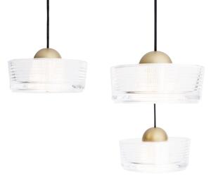 MAXLIGHT P0543 - LED Luster na lanku LIPARI LED/22W/230V pr. 35 cm číra