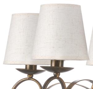 ONLI - Luster na reťazi POMPEI 5xE14/6W/230V bronzová