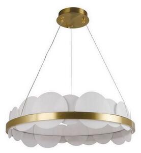 LED Stmievateľný luster na lanku LED/40W/230V 3000-6500K zlatá + diaľkové ovládanie