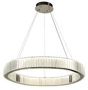 LED Stmievateľný luster na lanku LED/50W/230V 3000-6500K chróm + diaľkové ovládanie