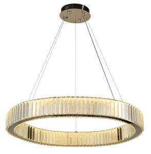 LED Stmievateľný luster na lanku LED/50W/230V 3000-6500K chróm + diaľkové ovládanie