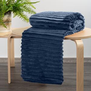DEKA Z MIKROFLANELU SOFT 70X160 CM TMAVOMODRÁ