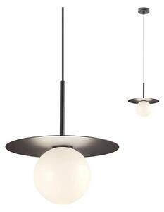 Redo 01-2728 - Luster na lanku PLATO 1xG9/10W/230V pr. 20 cm čierna