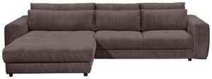 ROHOVÁ SEDAČKA, kompozitné drevo, textil, mokka MID.YOU - Sedačky, Online Only